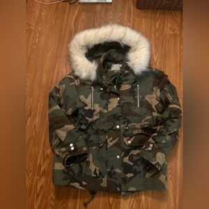 ASOS Green and Brown Camouflage Jacket